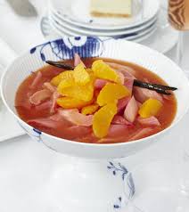 Rhabarberkompott Mit Orangen Rezept Rezept Rezepte Rhabarber Rhabarberkompott