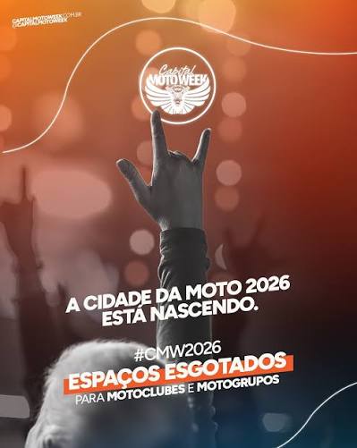 A cidade da moto 2026 já começou a nascer. Tijolo por tijolo, amizade por amizade, o que era só saudade virou reencontro. 🤜🤛 De 23 de julho a 1º de agosto de