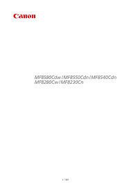 We have 3 canon mf8230cn manuals available for free pdf download: Canon I Sensys Mf8280cw Benutzerhandbuch Manualzz