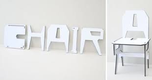 C H A I R What Does That Spell Designer Eric Ku Made The Chair Chair Chair Say That Three Times Fast That Is Exactly The Sum Of I Funky Chairs Design Chair