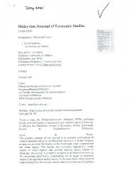 Malaysian journal of economic studies 54(2): Panduan Format Malaysia Journal Of Economics Zahra Kemala Academia Edu