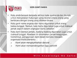 Maybe you would like to learn more about one of these? Unit 04 Golongan Kata Kata Nama Ppt Download