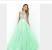 Mint Green And Silver Bridesmaid Dresses