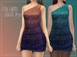 Trillyke City Lights Cocktail Dress Sims 4 Dresses Online Dress Shopping Cocktail Dress