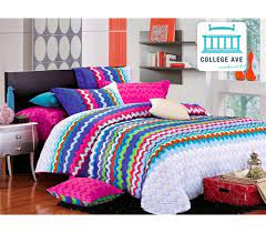 Have your own sunshine in your bedroom and wake up to a colorful morning in style. Rainbow Splash Twin Xl Comforter Set College Ave Designer Series Dorm Decorations Colorful Comforters For College
