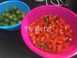 Potong cili ,alur air sekejap sambil gosok dan tos biar kering.boleh lap dengan tisu juga.itu tips juga tu nk bg sambal sedap. Ini Rupanya Rahsia Buat Sambal Belacan Yang Padu Cukup Rasa Tahan Lama Vanilla Kismis