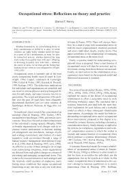 Seringkali pada tahap yang kronis, tekanan kerja membuat kamu menjadi kurang fokus dalam bekerja. Pdf Introduction Occupational Stress And Its Management
