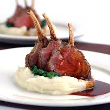 Herb Parmesan Crusted Lamb Racks With Mash Potato Red Wine Jus Chef S Pencil Recipe Lamb Recipes Lamb Dishes Recipes