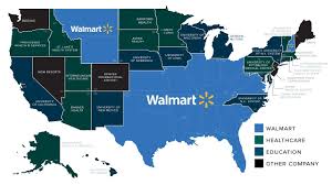 Walmart Nation Mapping Americas Biggest Employers