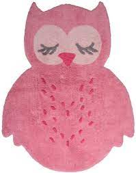 Der teppich besteht aus baumwollschnur. Kaufen Nattiot Teppich Eule Rosa Jollyroom