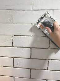 Pin it see more images. White Faux Brick Tile Backsplash Clover Lane