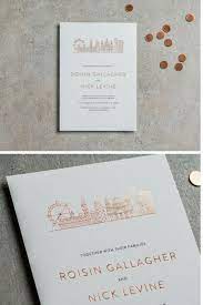 Foil Wedding Invitations City Skyline Illustration The Foil Invite Company Foil Wedding Invitations Wedding Invitations Traditional Wedding Invitations