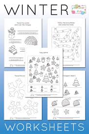 Free Printable Winter Worksheets For Kindergarten And Pre K Winter Kindergarten Kindergarten Worksheets Free Kindergarten Worksheets