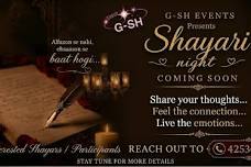 Inviting Shaayars For Shaayari Night By G-sh Events