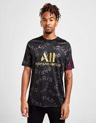 Was $58.22 | save $16.64. Black Jordan Paris Saint Germain Pre Match Shirt Jd Sports