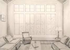 This is the classic living room layout, with the tv in front of the sofa, perfect for long evenings of netflix and chilling. Living Room Vanishing Point Living Room One Point Perspective Drawing Novocom Top