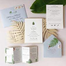 Luxury Tropical Destination Wedding Invitations Destination Wedding Invitations Wedding Invitations Minimalist Wedding Invitations