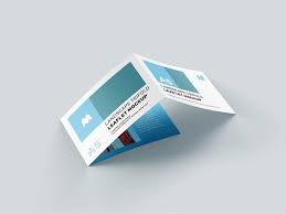 Free Landscape Trifold Leaflet Mockup Free Mockup Leaflet Mockup Design Brochure Template Layout
