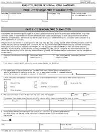 Publication 957 01 2013 Reporting Back Pay And Special Wage Payments To The Social Security Administration Internal Revenue Service