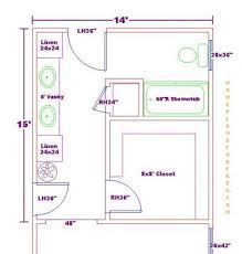 She created access to the master from the dining room with a closet/hallway before stepping into the. Master Closet And Bath Floor Plan Ideas Master Bathroom Design 14x15 With Deck M Master Bedroom Design Layout Master Bathroom Design Master Bathroom Layout