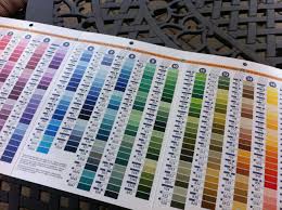 42 Paradigmatic Cross Stitch Color Chart Threads