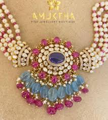 The most common gold pearl necklace material is metal. South Sea Pearls Latest Jewelry Designs Indian Jewellery Designs