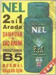 Nel 2 Si 1 Arada Sampuan Sac Kremi Provitamin B5 Afisi Sampuan
