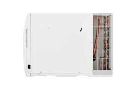 This air conditioner can treat a space from 400 to 500 square feet with 10,000 btus of cooling power. Lg 450 Sq Ft 115 Volt White Through The Wall Air Conditioner Energy Star In The Wall Air Conditioners Department At Lowes Com