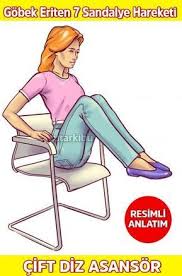 Gobek Eriten 7 Sandalye Hareketi Fit Vucutlar Evde Egzersiz Fitness Plani