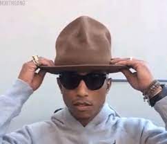 Trending Gif Tv Television Nbc Season 7 Hat The Voice Pharrell Pharrell Williams Hats Off New Voice Coach Harmless Pranks Pharrell Williams Hat Pranks