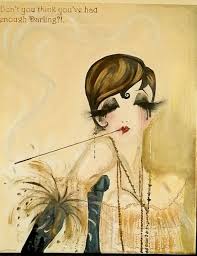 Reserved For Tanya Funny 20s Great Gatsby Chicago Flapper Etsy Illustration Art Fashion Art Illustration Art