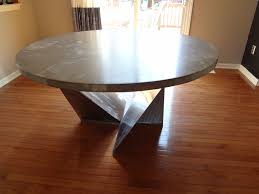 Walnut wood round dining table marble top dining table custom dining tables contemporary dining table walnut dining table dining room art dining room furniture sets art. Custom Dining Room Table Kitchen Table By Rock And A Hard Place Concrete Custommade Com