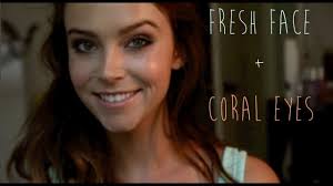Fresh Face + Coral Eyes Makeup Tutorial