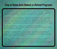Young america vehicle insurance rebate. Stay At Home Auto Rebate Or Refund Program Stanton Insurance Agency