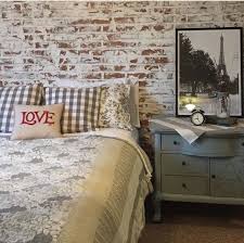 Faux brick accent wall bedroom. Pin On Bedroom