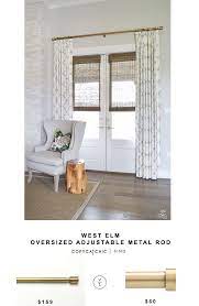 Maybe you would like to learn more about one of these? West Elm Oversized Adjustable Metal Rod Copycatchic