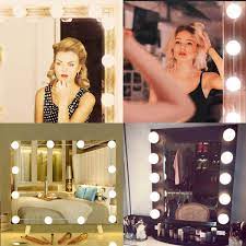 Easily Create Your Own Hollywood Style Vanity And Get Professional Makeup Lighting With Adjustable Dimming Featur Diy Vanity Diy Makeup Vanity Vanity Lighting