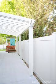 Here, the roof is actually adjustable so you can adjust the amount of sunlight for your patio. Build A Patio Pergola Attached To The House Houseful Of Handmade