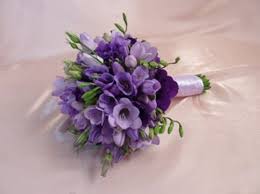 In Bloom Summer Floral Bouquet Guide Purple Wedding Bouquets Purple Bouquets Freesia Wedding Bouquet
