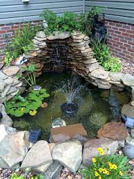 Enjoy The Peace And Serenity With Backyard Pond Decor Home To Z Waterfalls Backyard Ponds Backyard Diy Pond