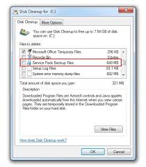 They do not store directly personal information, but are based on uniquely identifying your browser and internet device. Guide To Freeing Up Disk Space Under Windows 7 Scott Hanselman S Blog