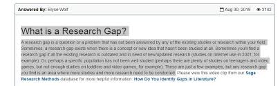 What Is A Research Gap Or Knowledge Gap In Research And Literature Is Gap Explored Or Constructed How Can Gap In Research Be Identified