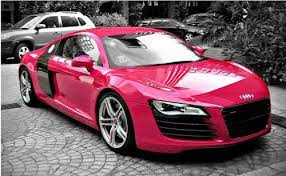 Pink R8 Pink Car Sports Cars Luxury Audi