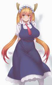 HD wallpaper: Kobayashi-san Chi no Maid Dragon, big boobs, long hair,  twintails | Wallpaper Flare