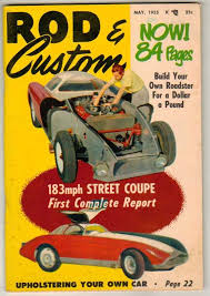 Rod Custom Car Magazine May 1955 Hot Old Vintage Classic Pickup Ford Model T Car Magazine Custom Cars Car