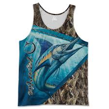 marlin fish 3d all over printed shirts for men and women