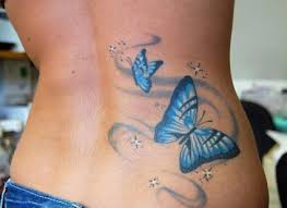 Butterfly Pic Tattoo On Neck Butterfly Tattoo Designs Blue Butterfly Tattoo Butterfly Tattoo