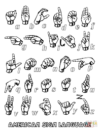Sign Language Alphabet Clipart Clipart Images Gallery For