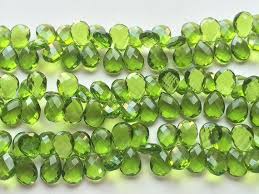 65 Sale Peridot Mystic Quartz Hydro Peridot Color Faceted Pear Beads Peridot Hydro Necklace Hug Products Peridot Peridot Color How To Make Necklaces