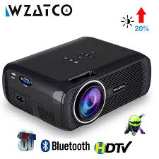 Wzatco Ctl80 Android 6 Wifi Smart Portable Mini Led 3d Tv Projector Support Full Hd 1080p 4k Video Home Theater Beamer P Mini Projectors 3d Projector Projector